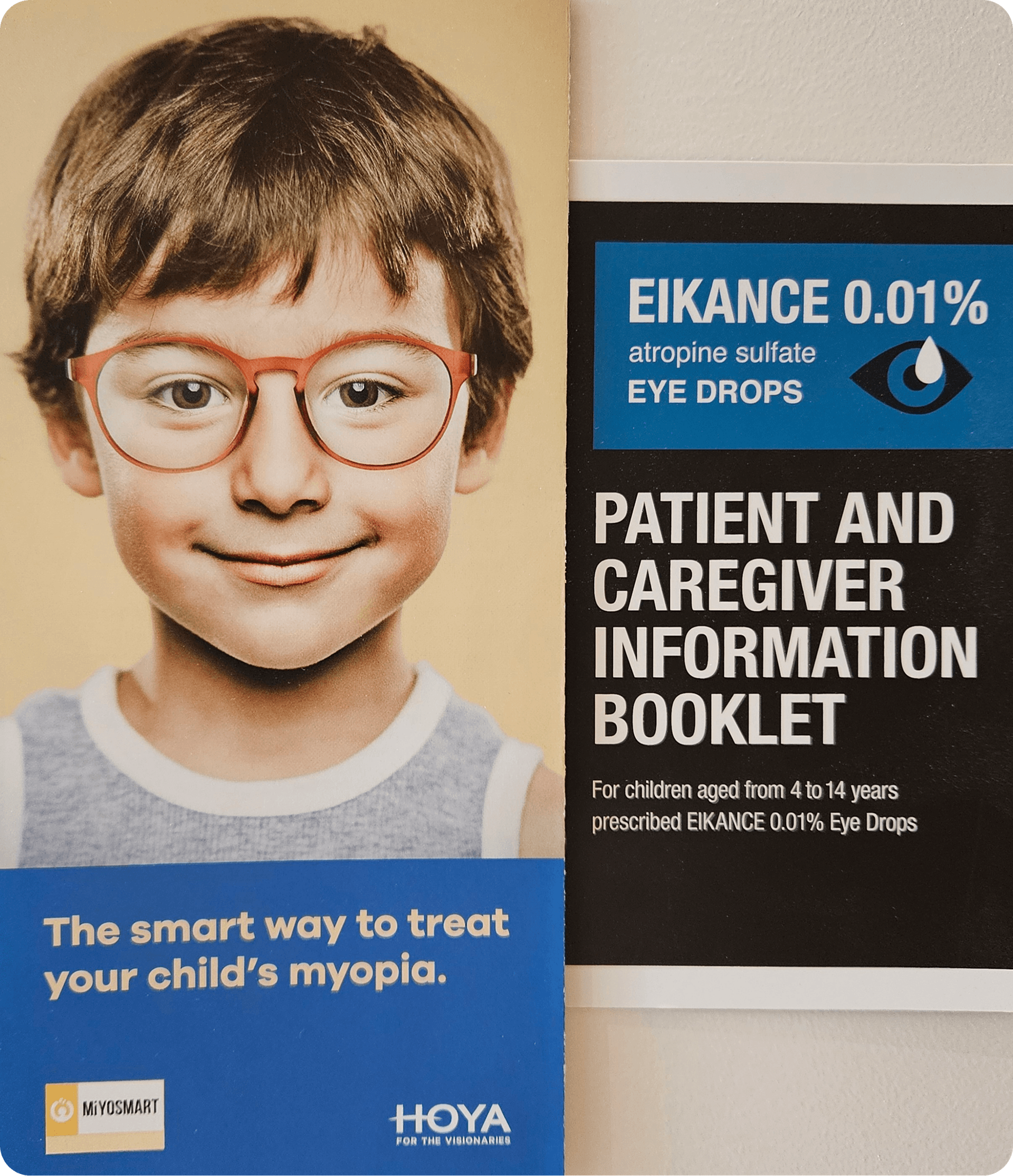 Brochure for Myopia and Myopia with kids